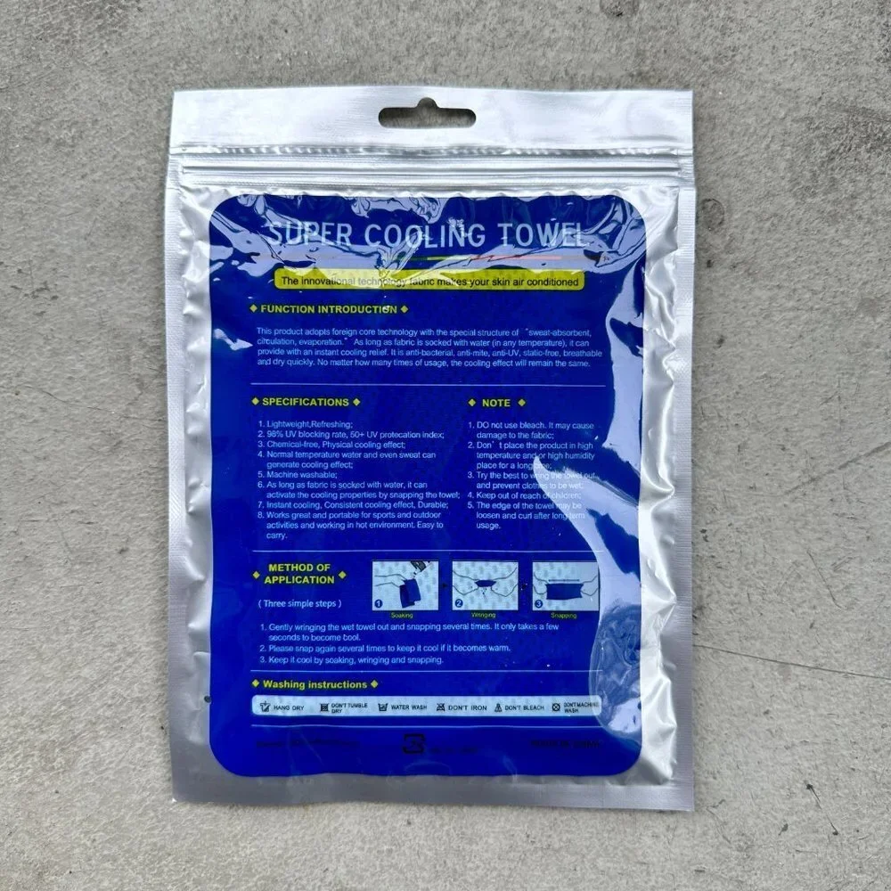 Fast Dry Instant Cooling Towel